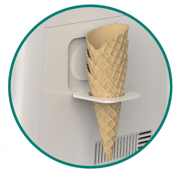 Παγωτομηχανή ROHNSON R5650 Soft n Serve 2150 W Λευκό image 4