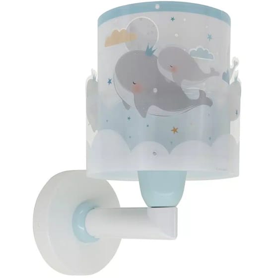 Παιδικό Φωτιστικό Τοίχου Ango Whale Dreams 61179T - Γαλάζιο image 1