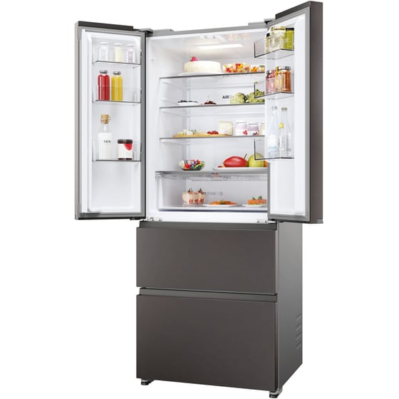 HAIER HFR3718ENMD Total No Frost 402 Lt Dark Inox Ψυγειοκαταψύκτης image 4