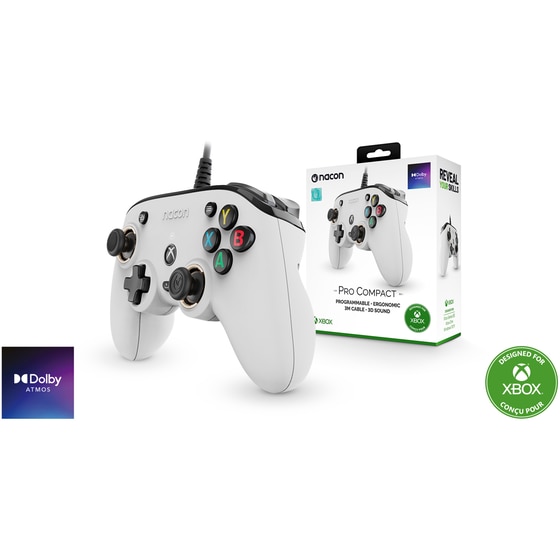 Nacon Pro Compact Xbox Series Ενσύρματο Χειριστήριο - Λευκό image 6