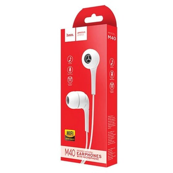 Ακουστικά Handsfree Hoco M40 Prosody 3.5mm Jack - Λευκό image 1