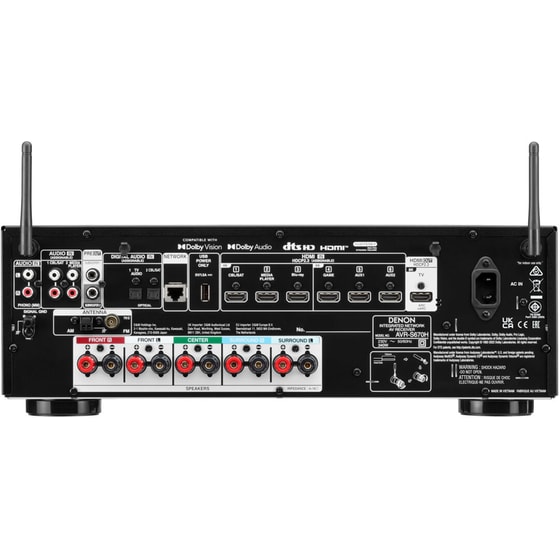 Denon AVR-S670H AV Receiver - Μαύρο image 4