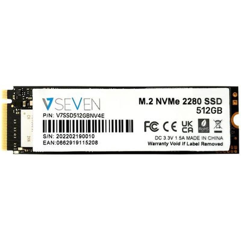 V7 Εσωτερικός Σκληρός Δίσκος SSD V7 V7SSD512GBNV4E 512GB M.2 NVMe PCI Express 4.0