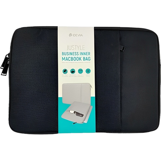 Θήκη Laptop Devia Justyle Business 16.2" Αδιάβροχη - Μαύρο image 3
