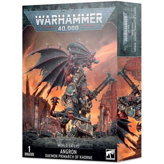 World Eaters: Angron Daemon Primarch Of Khorne Warhammer 40k GAMES WORKSHOP image 0