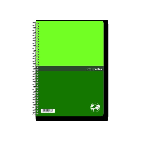Τετράδιο Σπιράλ GLOBUS B5 2 Θεμάτων Simple Notes (1 Τεμάχιο) image 4