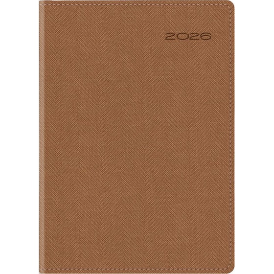 Ημερολόγιο Ημερήσιο 2026 Θεοφύλακτος 12M Harris Flex Καφέ image 0