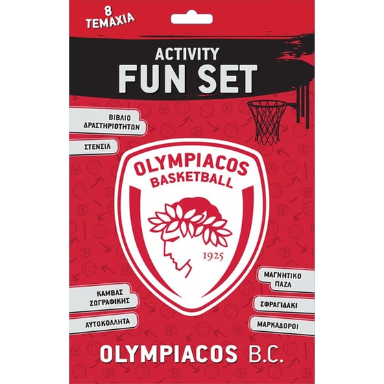 Ολυμπιακός Μπάσκετ Activity Fun Set image 0