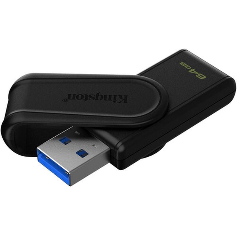 Kingston DataTraveler Exodia S USB 3.2 Stick 64GB - Mαύρο