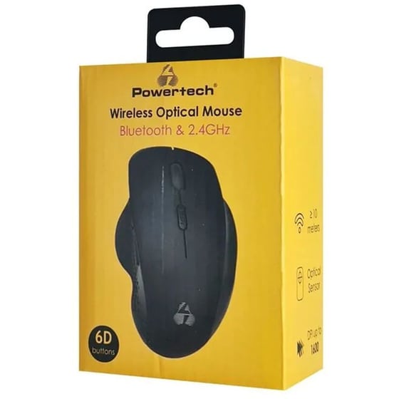 Powertech PT-1165 Ασύρματο Ποντίκι Μαύρο image 2