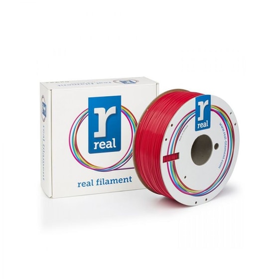 Real Filaments νήμα 3D εκτυπωτή ABS Plus - 1kg 1.75mm - Κόκκινο image 0