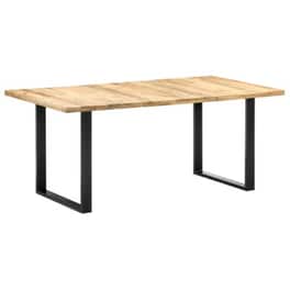 Vidaxl Τραπεζαρία 180 X 90 X 76 Εκ. Από Μασίφ Ξύλο Μάνγκο