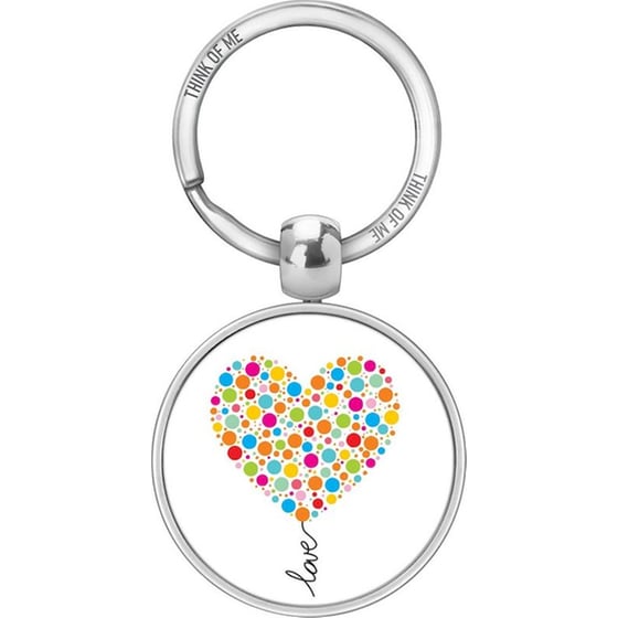 Μπρελόκ GNF Thinkofme Καρδιά Πολύχρωμη - Love image 0