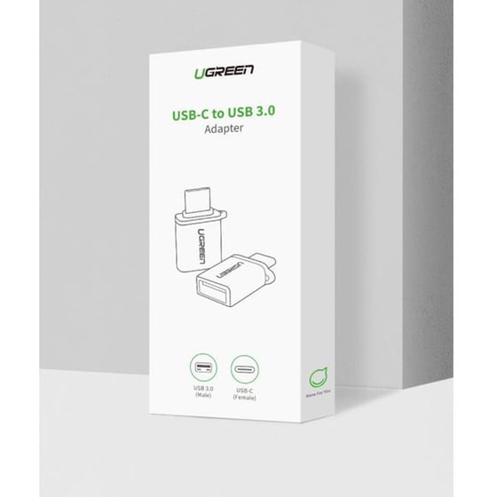 Adaptor Otg Type C 3.1  To Usb 3.0 Ugreen Us270 50283 image 1