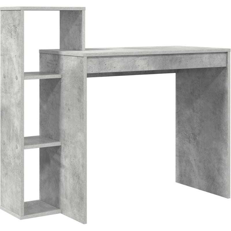 Γραφείο VidaXL από Επεξεργασμένο Ξύλο 100x40x90 cm - Γκρι Σκυροδέματος