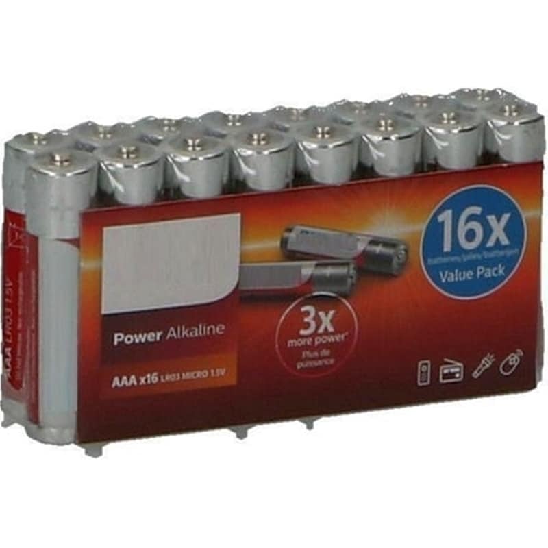 Grundig Αλκαλικές Μπαταρίες LR03 ΑΑΑ 1.5V 16τμχ