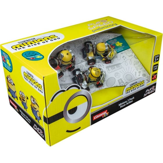Carrera Pull & Speed: Minions The Rise of Gru - Minions Αυτοκινητάκια 1:43 3 Τεμάχια (15813019) image 2