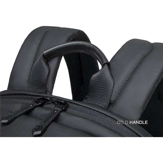 Τσάντα Laptop Arctic Hunter B00536 15.6" Αδιάβροχη - Μαύρο image 2