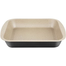 Ταψί PAL GRANITE 43 x 37 cm Μαύρο Μπεζ