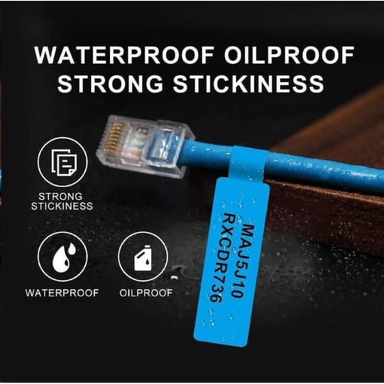 Κασέτα Ετικετογράφου NIIMBOT 12.5x74mm 65 Ετικέτες - Μπλε image 2