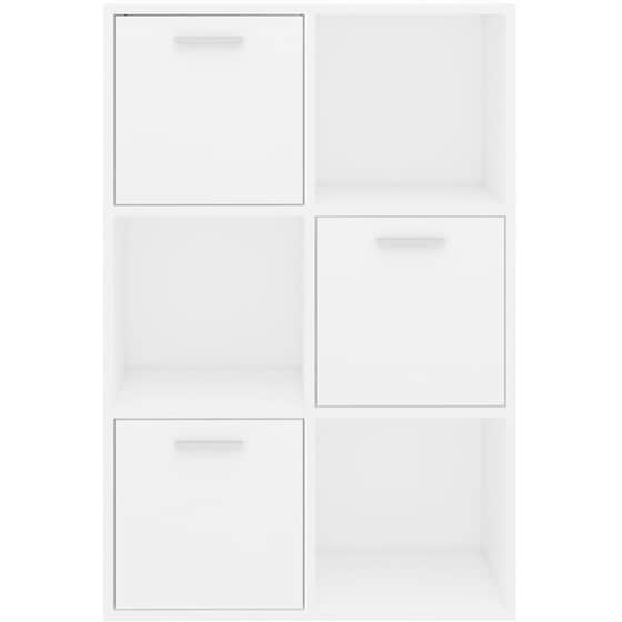 Βιβλιοθήκη VidaXL από Μοριοσανίδα 60x29.5x90 cm - Λευκό image 2