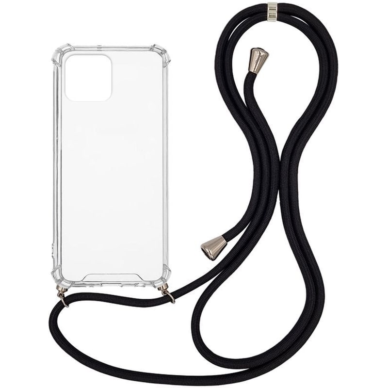 Θήκη Apple iPhone 12 Pro - Sonique με Κορδόνι Armor Clear - Μαύρο