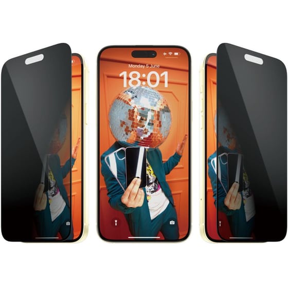 Προστατευτικό οθόνης Apple iPhone 15 Plus - PanzerGlass Privacy Screen Protector Ultra-Wide Fit with EasyAligner image 0