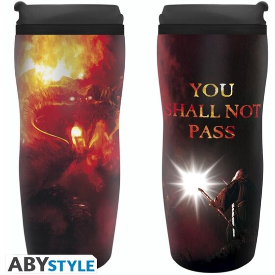 Κούπα Θερμός Abystyle The Lord of the Rings You Shall Not Pass από PVC 355 ml - Πολύχρωμη image 1
