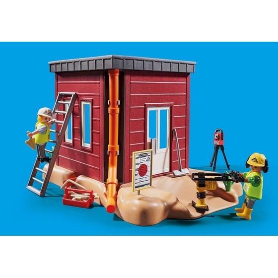 PLAYMOBIL® City Action Μικρός Εσκαφέας με Ερπύστριες και Δομικά (70443) image 5