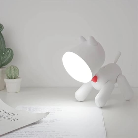 Allocacoc® Puppylamp |janpim| Επιτραπέζιο Φωτάκι Αστείο Κουτάβι Με Διακόπτη Στη Ουρά Του (καφέ) image 1