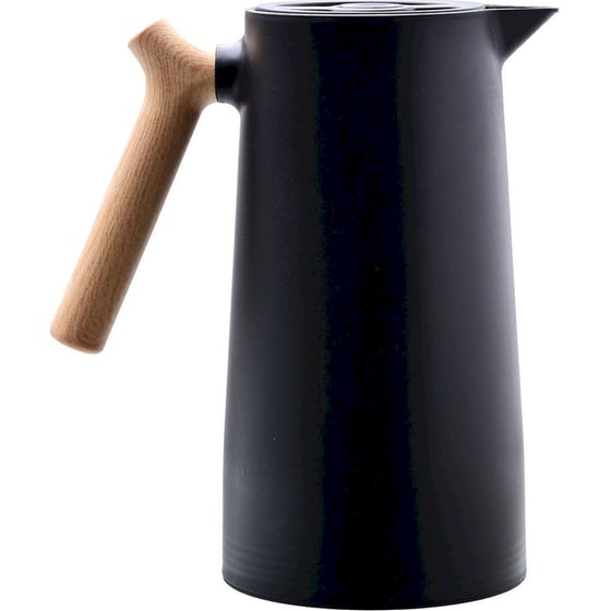 Κανάτα Θερμός Estia Home Art με Εργονομική Λαβή Μαύρη1lt image 1