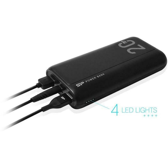 Powerbank Silicon Power QS15 20.000 mAh - Μαύρο image 4