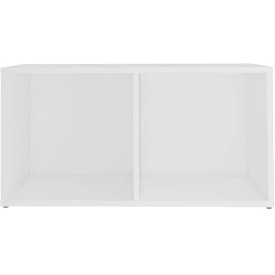 Έπιπλα Τηλεόρασης Vidaxl από Μοριοσανίδα 2τμχ 72x35x36.5cm - Λευκό image 4