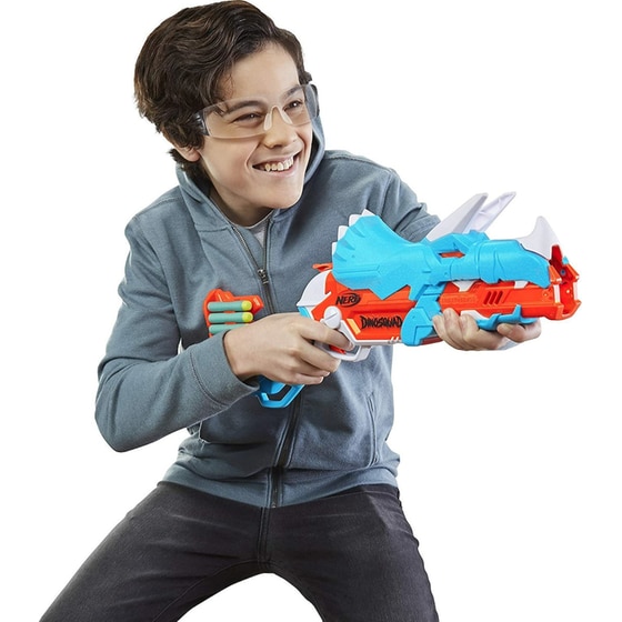 Εκτοξευτήρας Hasbro Nerf Dinosquad Tricera-Blast Dart Blaster image 5