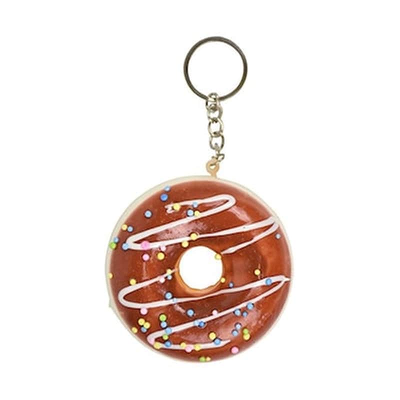 Μπρελοκ Παιχνίδι Στρες Ανακούφισης Jumbo Sprinkled Donut Chocolate (oem)