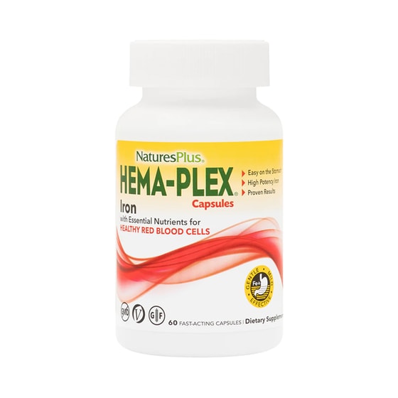 Μέταλλα Nature's Plus Hema Plex - 60 κάψουλες image 0