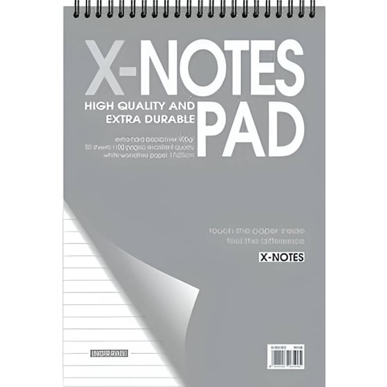 Μπλοκ Σπιράλ NEXT Α4 Γκρι (1 Τεμάχιο) image 0