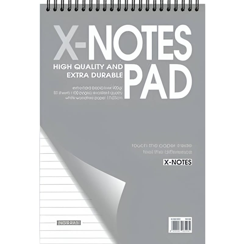 Μπλοκ Σπιράλ NEXT Α4 Γκρι (1 Τεμάχιο)