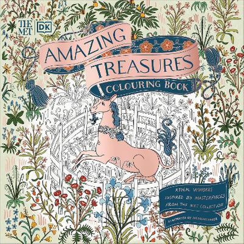 Met Amazing Treasures Colouring Book