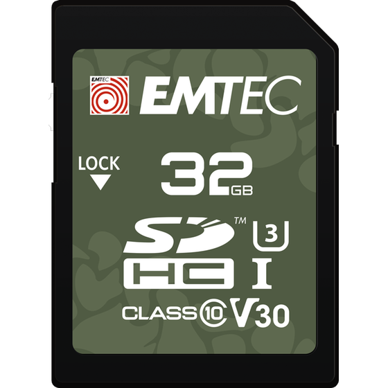 Κάρτα Μνήμης SD EMTEC Outdoor 32GB UHS-I Class 10 U3 V30 image 0