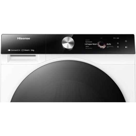 HISENSE WF7S1247BW 12 kg 1.400 Στροφές Λευκό με WiFi Πλυντήριο ρούχων image 4