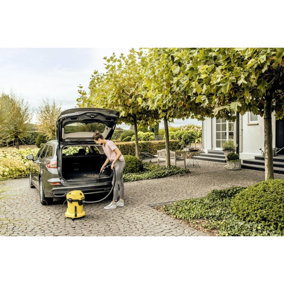 Σκούπα Υγρών και Στερεών KARCHER WD 3 P V-17/4/20 1000 W με Κάδο 17 lt Κίτρινο image 4