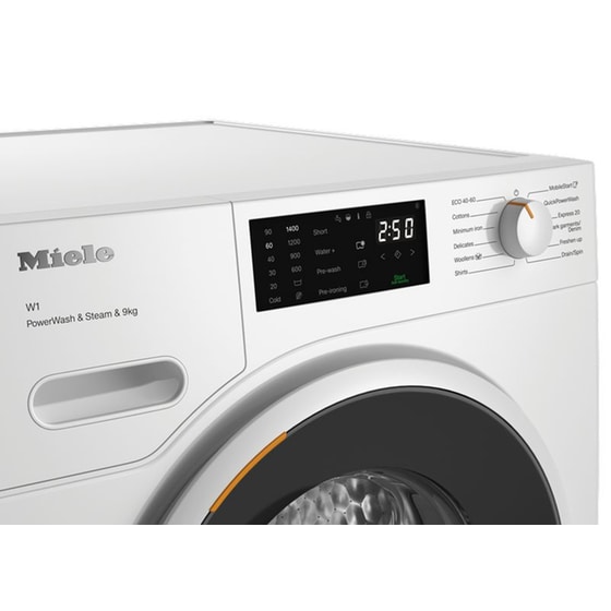 MIELE WWD380 WCS PWash&Steam 9 kg 1.400 Στροφές Λευκό με Wi-Fi Πλυντήριο Ρούχων image 3