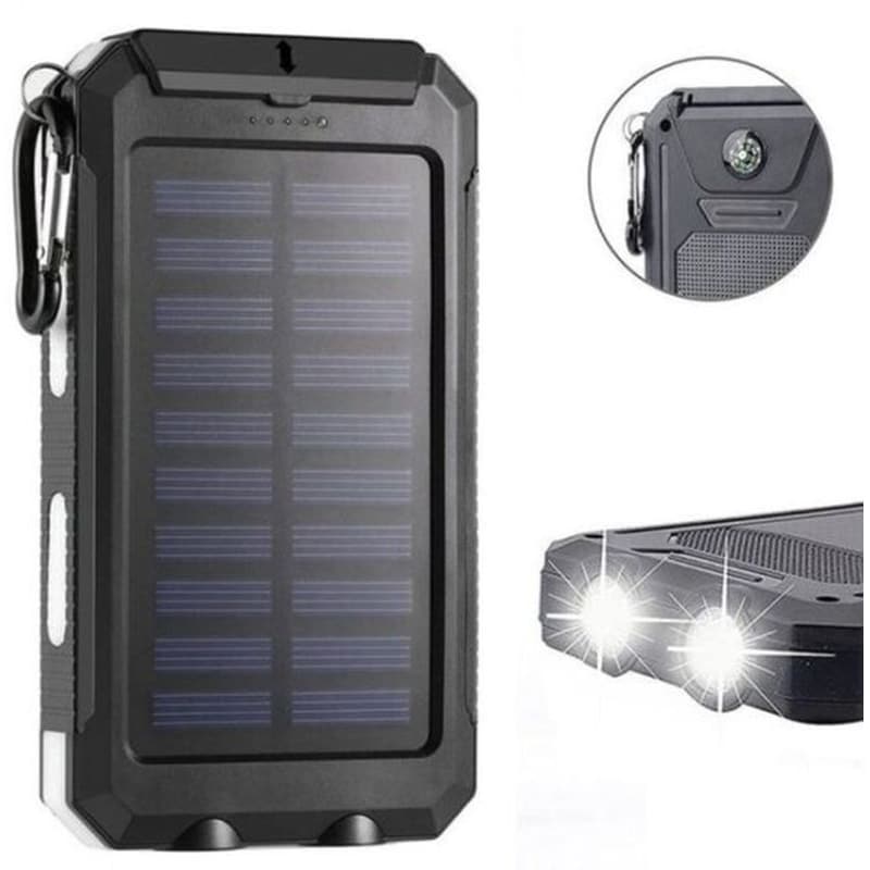 NONAME Powerbank Solar 20.000mΑh - Black