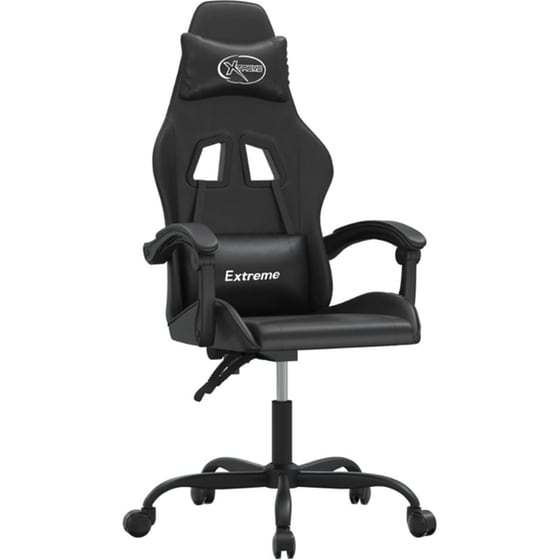 Καρέκλα Gaming VIDAXL Καρέκλα από Τεχνητό Δέρμα - Μαύρη image 0