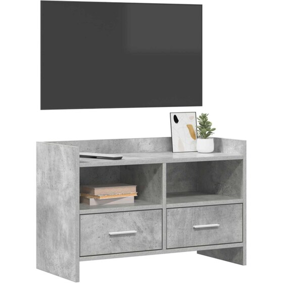 Έπιπλο Τηλεόρασης VidaXL 71,5 x 33 x 47 cm - Γκρι Σκυροδέματος image 2