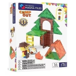 Μαγνητικό Παιχνίδι Magna-Tiles Camp Out 16 Τεμάχια