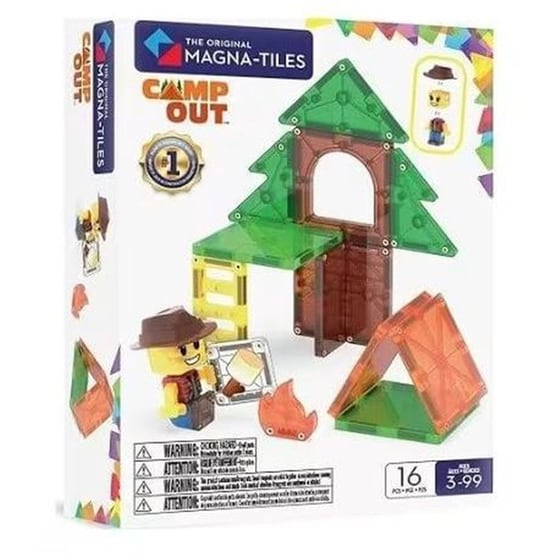 Μαγνητικό Παιχνίδι Magna-Tiles Camp Out 16 Τεμάχια image 0