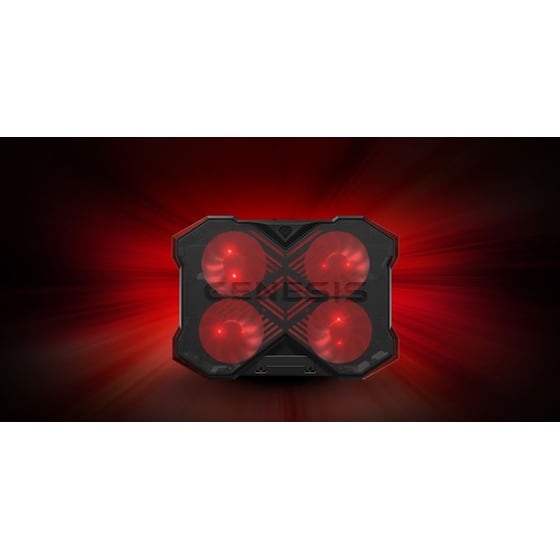 Βάση Laptop Cooler Genesis Oxid 260 17.3" - Μαύρο image 6