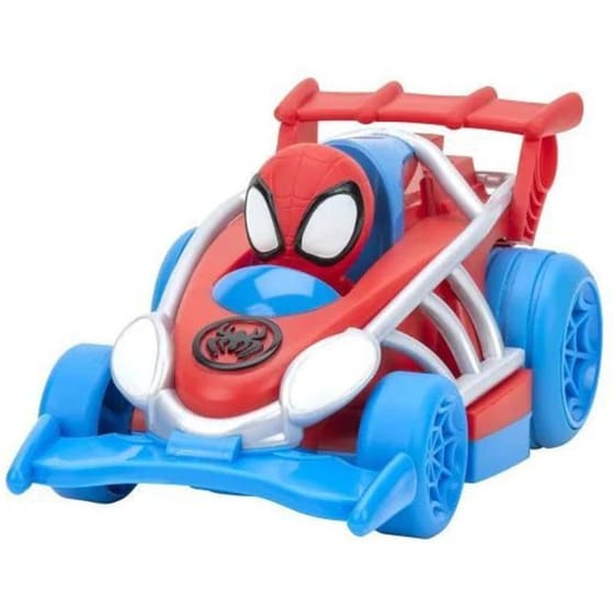 Jazwares Spidey Pull Back Όχημα Με Φιγούρα Spiderman 15cm image 1